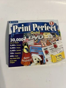Print Perfect Gold DVD 30,000+ Clip Art Images and More - Picture 1 of 1