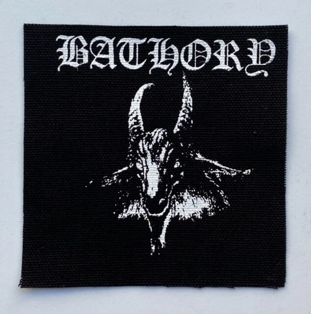 Bathory Cloth Patch Sew On Badge Metal Rock Approx 4" X 4" (CP312) - Image 1 of 1