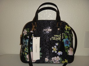 calvin klein floral crossbody bolsa