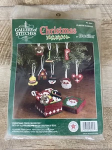 Bucilla Gallery of Stitches Weihnachten 18 Ornamente mit Andenkenbox Bastelset NEU - Bild 1 von 4