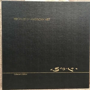 JOHN STOBART 1981  LE #70/100  SIGNED 2X  W/BOX & VIDEO PROFILES AMERICAN ART - Imagen 1 de 9