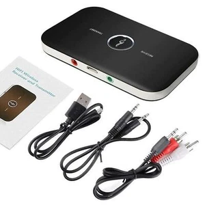 Bluetooth Transmitter & Receiver Wireless A2DP Home TV Stereo Audio Adapter 2IN1 - Picture 1 of 11