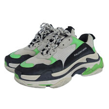 BALENCIAGA BALENCIAGA Mr Porter Triple S Sneakers Shoes Men's Neon Green x B...