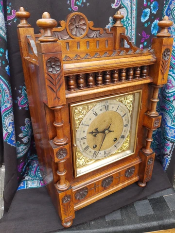 Winterhalder & Hofmeier 1/4 Strike, 8 Day Bracket Clock G.W.O Cover