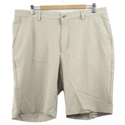 Greg Norman Signature Series Men's Ultimate Travel Golf Short, size 38, Khaki - Image 1 of 4