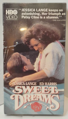 Vintage 1984 Sweet Dreams VHS 1991 Release Jessica Lange Ed Harris HBO Video NEW - Image 1 of 4