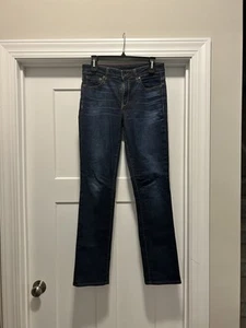Raleigh Denim Womens Blue Cotton Pockets Medium Wash Straight Leg Jeans Size 30 - Picture 1 of 9