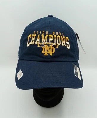 Notre Dame 2022 Gator Bowl Champions Cap Adjustable - Image 1 of 4