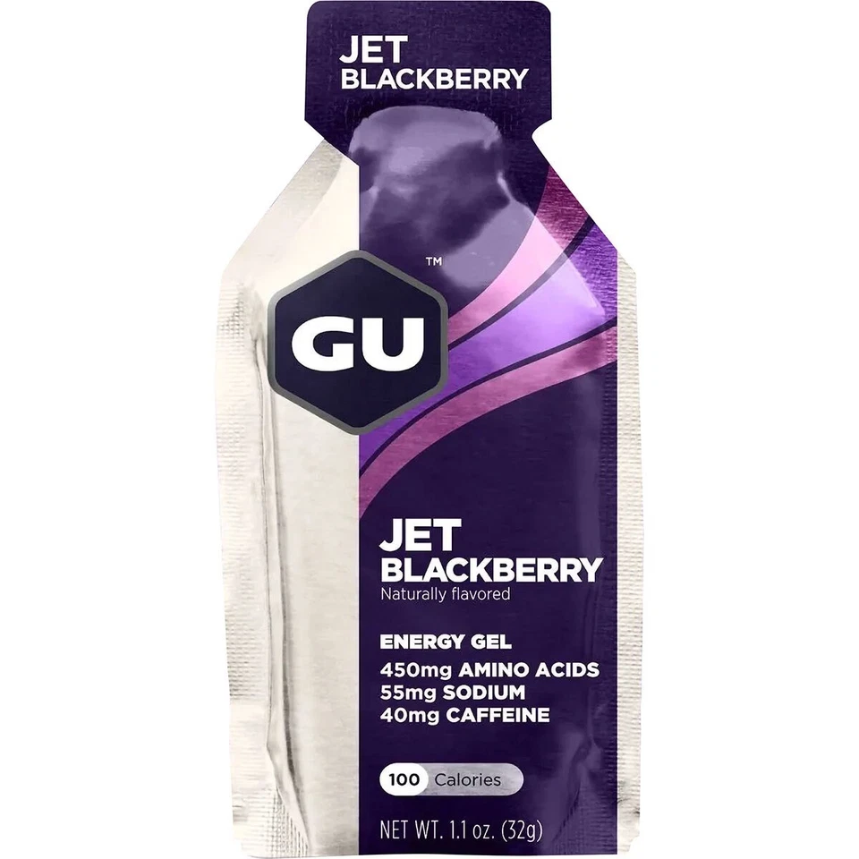 GU Energy Gel - Paquete de 24 Jet Blackberry, PACK DE 24 Foto 1 de 1