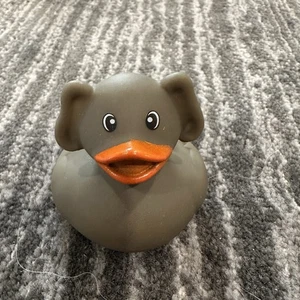 Rubber Duck Elephant Cute Decor Car Dark Gray Jeep Ducked Cruise Ducky New - Picture 1 of 9