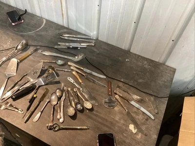 Hige Lote De Todo Tipo De Cubiertos Plateado Impresionante Lote Foto 1 de 2