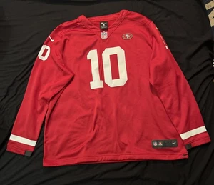 Nike Jimmy Garoppolo 49ers Langarm Therma Trikot AH5761-687 Herren Größe 2XL - Bild 1 von 6