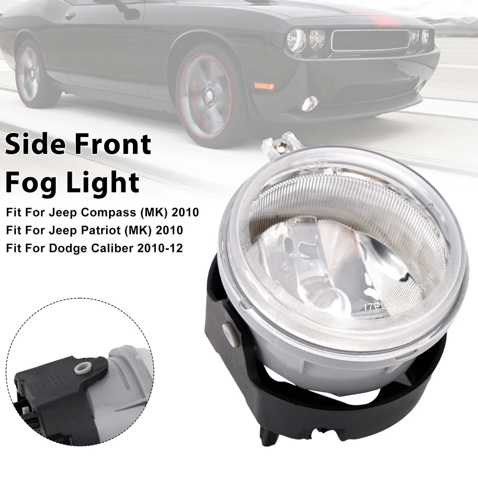 1 Pcs Front Fog Light For Jeep Compass Dodge Charger Caliber 5182025AA A3 - Image 1 of 4