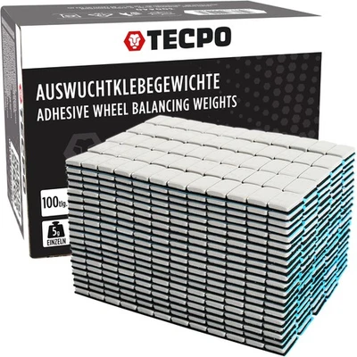 1200x5g KLEBEGEWICHTE AUSWUCHT GEWICHTE ALUFELGEN KLEBERIEGEL GRAU - Bild 1 von 4