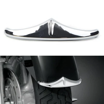 Guardabarros delantero cromado para Harley Touring Road Glide borde de plomo moldura de acento Foto 1 de 4