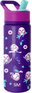 Kids Summit Water Bottle with Straw Lid | Marvel Spider Gwen 18oz Stainless - Picture 1 of 5