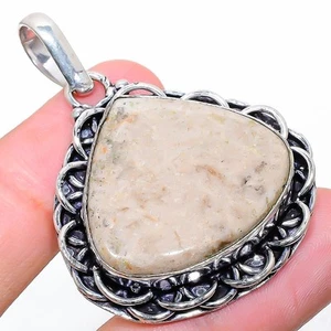 Colgante de joyería de plata esterlina 925 hecho a mano con piedras preciosas... - Imagen 1 de 5