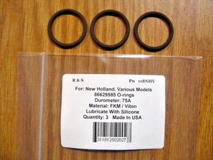 3 Compatible New Holland / Ford O-Ring Part 86629585/ R&S 118NHV / FKM 75 H4P - Picture 1 of 1