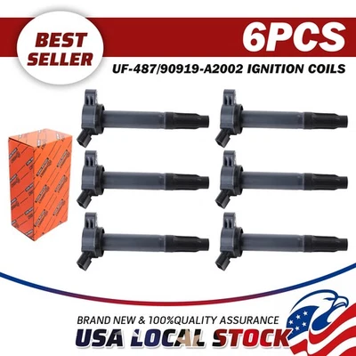 Bobinas de encendido 6 piezas para Lexus ES300h ES350 GS300 GS350 90919-A2002 duraderas nuevas Foto 1 de 4