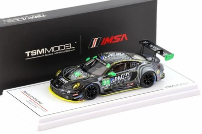 1:43 Tsm Modello Porsche 911 992 GT3 R #91 Imsa 2023 Daytona 24h GTD Kelly-Moss - Immagine 1 di 3