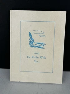 Vintage 1965 And He Walks With Me Robert J Church C R Gibson Christian Book - Picture 1 of 6
