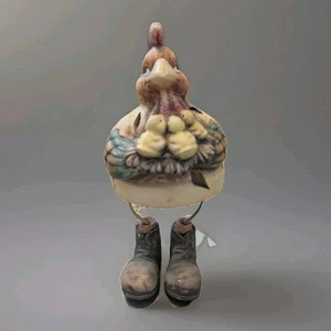 Vintage painted Rooster Shelf Folk Art Primitive Chicken Farmhouse - Picture 1 of 6