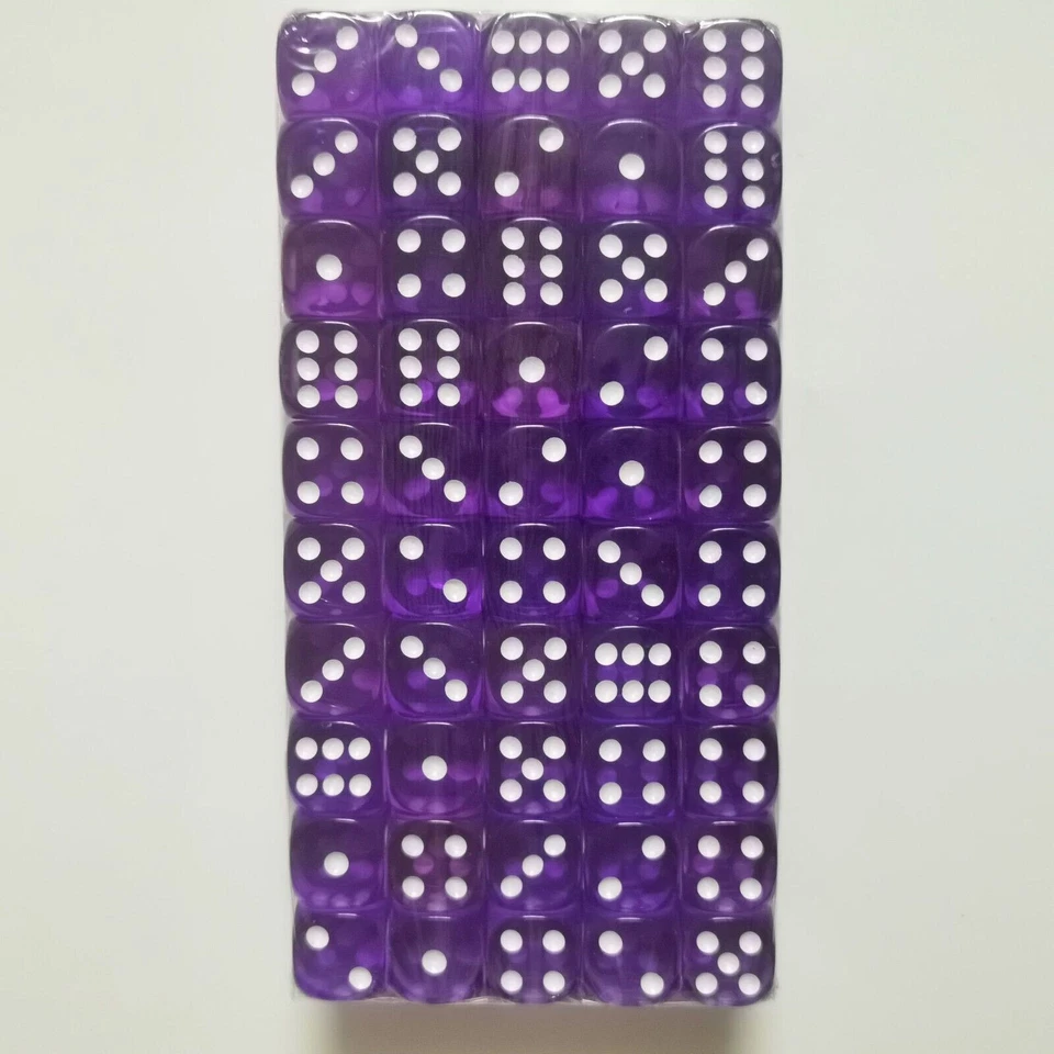 20 Piezas Multicolor Transparente Seis Caras Dados Juguetes D6 Juego de Rol 0.63" Foto 1 de 4