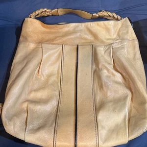 Bolso de mano Chloé grande Heloise Hobo de cuero amarillo suave como la mantequilla - Imagen 1 de 6