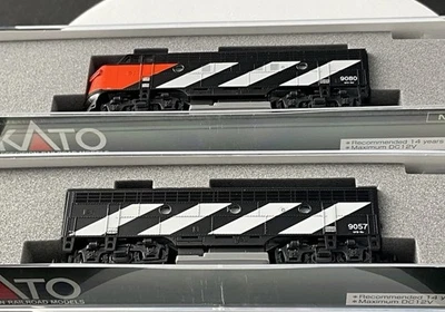 KATO N Scale EMD F7A/B-2 Locomotive Set 106-0425-LS LokSound CN #9080, #9057-NIB - Bild 1 von 4