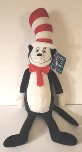 Peluche GATO EN EL SOMBRERO Animal de Peluche Kohl's Cares NEGRO ROJO Suave Tacto 20" FELPA - Imagen 1 de 5