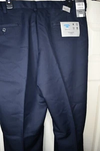 Haggar Hombre Talla 36Wx32L Azul Marino Genial 18 Rendimiento Calce Clásico Cintura Plisada Cómoda - Imagen 1 de 10