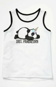 ๐ผ๐ฆ*NWT* Justice Sz 8 Graphic Ringer Tank "PANDACORN"๐ผ๐ฆ - Picture 1 of 3