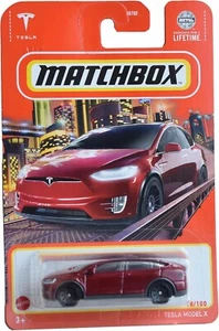 *RARE* Matchbox RED Tesla Model X - NEW - Picture 1 of 1