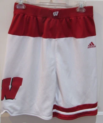 WISCONSIN BADGERS ADIDAS NCAA BALONCESTO PANTALONES CORTOS NIÑO XL 18-20 ROJO BLANCO EN MUY BUENA CONDICIÓN Foto 1 de 4
