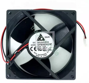 1PC for DELTA EFB0924VHF DC24V 0.27A Inverter cooling fan 90*90*32mm 2wire - Afbeelding 1 van 1