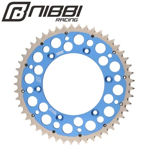 Piñón trasero de cadena NIBBI 49T 520 para Yamaha YZ YZF WRF 125 250 400 426 450cc - Imagen 1 de 4