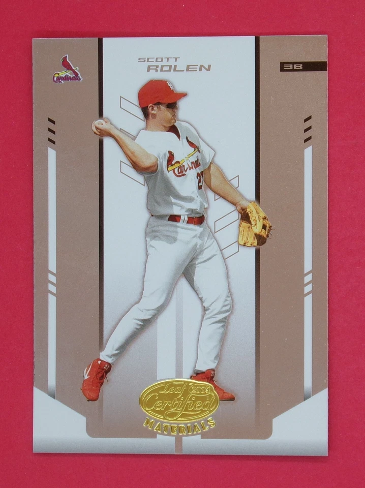  2004 Leaf Certified Materials Baseball - Pick Your Card - Image 1 of 1