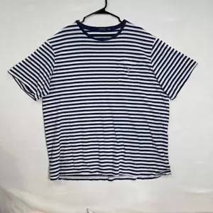 Polo Ralph Lauren T-Shirt Herren 2XLT blau weiß gestreift Tasche » - Bild 1 von 6