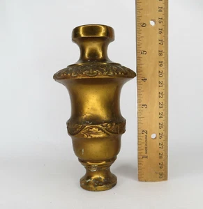 Lampadario vintage lampada colonna metallo con finitura bronzo usurato 6 pollici - Foto 1 di 7