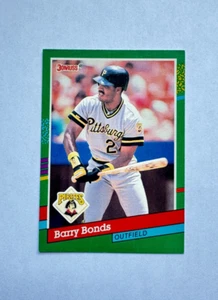 Barry Bonds 1991 Donruss Error Card #495 No Dot (Inc) - Near mint - Picture 1 of 2
