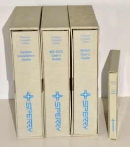 Original 1985 SPERRY Microsoft MS-DOS 3.1 Personal Computer Library w/ Diskettes - Picture 1 of 19