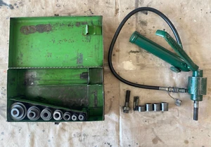 Greenlee 767A Set knockout 7646 RAM - Foto 1 di 8