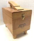 Vintage Wood Esquire Shoe Valet Deluxe Box With Accessories, Used