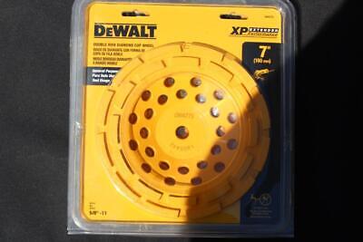 Dewalt   Two (2)  DWE4775 Seven Inch Double Row Diamond Cup Wheel • 100$
