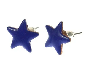 Esmalte Estrellas Pendientes Miniblings Enchufe Esmaltado Estrella Estrella 12mm - Imagen 1 de 6
