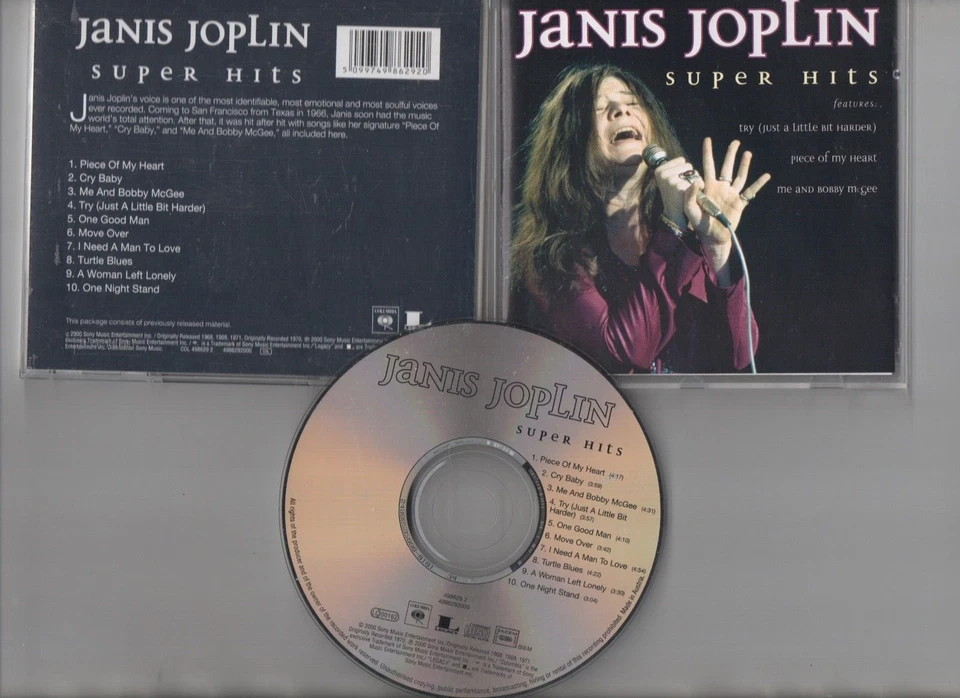 Janis Joplin ~Super Hits~ (Greatest Hits Columbia Legacy CD) *Free P&P* - Image 1 of 1