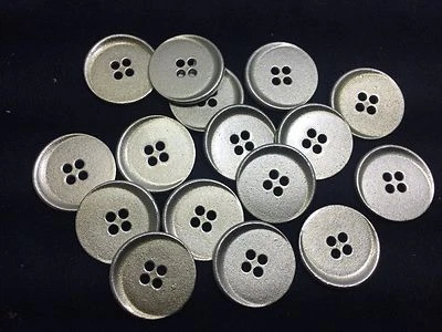New lots of Silver Metal Buttons sizes 11/16 ,13/16,7/8 inch Jacket Blazer  #S88 - Image 1 of 4