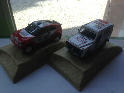 LOT 2 NOREV 1/43 MITSUBISHI PAJERO EVOLUTION + MERCEDES 280GE RALLY PARIS-DAKAR  - Photo 1/4