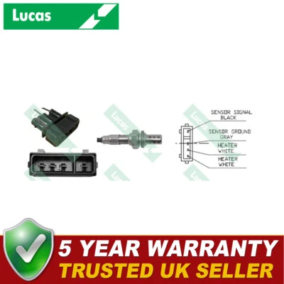 Sensore ossigeno Lambda Lucas LEB870CP adatto a Skoda Felicia VW Caddy 1.3 1.6 - Immagine 1 di 2