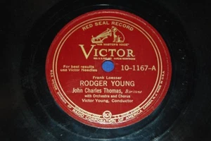 JOHN CHARLES THOMAS Rodger Young & The Army Air Corps Victor Red Seal 10-1167 E+ - Bild 1 von 2